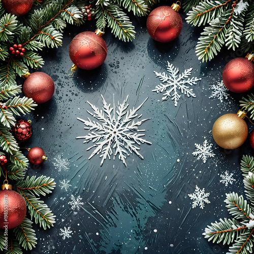 Heart on dark wood grain pattern