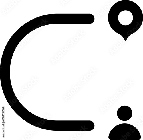 Person location marker icon