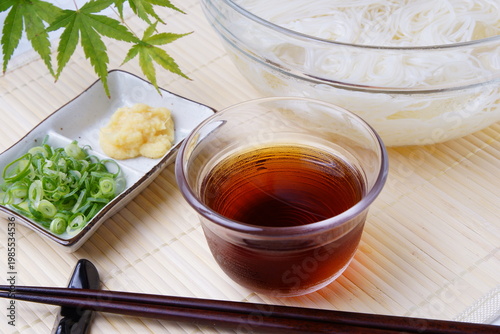 冷たい素麺　和食