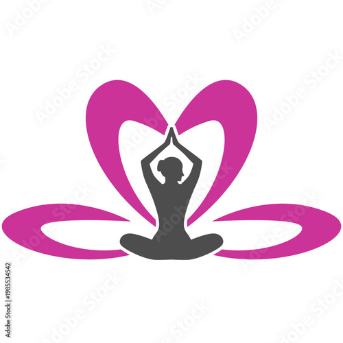 Yoga logo template