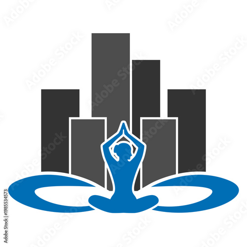 Yoga logo template
