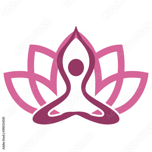 Yoga logo template