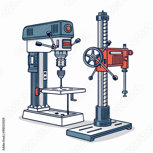 Stunning Bold Stroke Drilling Machine Press Tool Premium Digital Asset