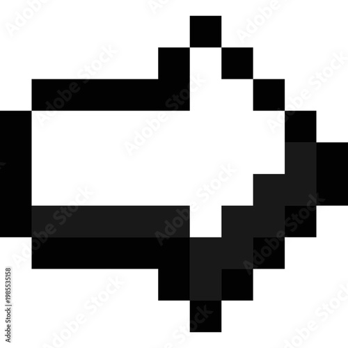 Pixel Arrow Vector