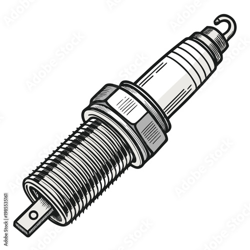 Depicting Bold Stroke Electrical Fuse Component Dynamic High-Quality Stock Image