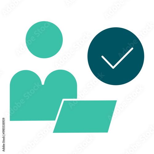 Verified professional laptop worker