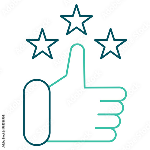 Customer review thumb rating
