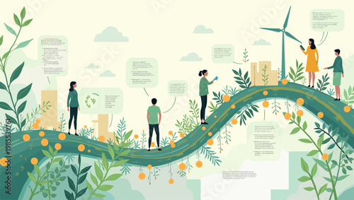 A vibrant illustration of citrus fruit floating in crystal clear water creates a refreshing and optimistic mood. Ideal for health, wellness, or bevera