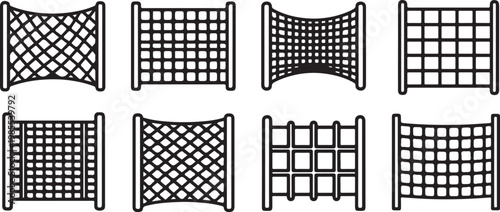 Minimalist wireframe sketches of user interfaces and components Vector