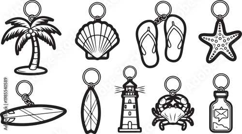 A variety of old-fashioned and vintage household appliances and tools Vector