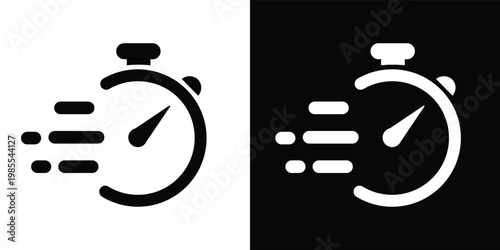 stop watch icon vector