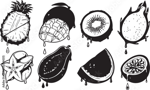 Varieties of pumpkins and gourds displayed with autumn decorations Vector