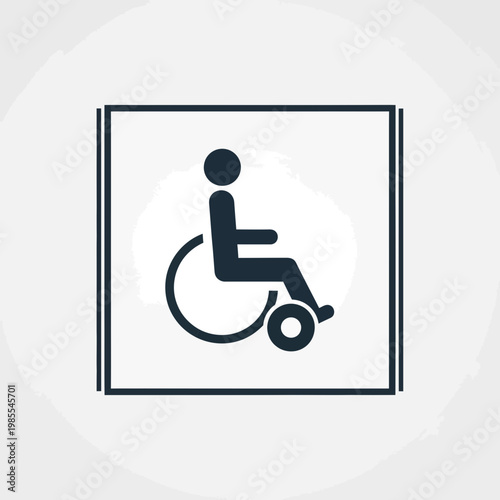 disability access symbol, wheelchair icon, accessibility sign