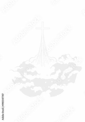 Cross on a Hill Top.