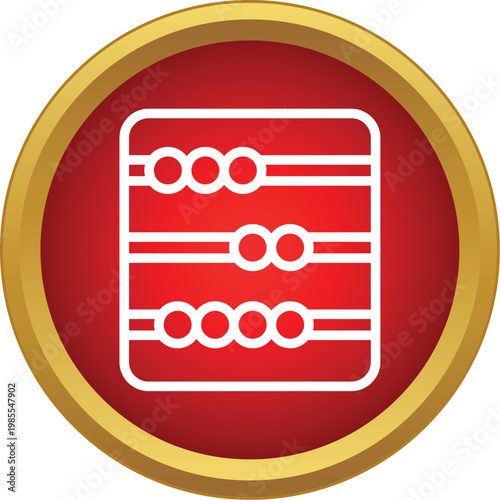 Abacus icon representing calculation and mathematical education