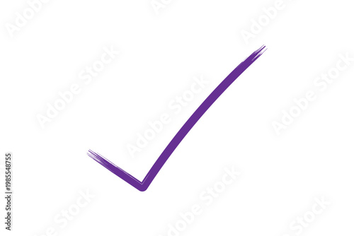 Business brush stroke approval checkmark sign icon minimalist right indication symbol vector illustration