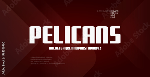 Modern Futuristic Font Alphabet. Elegant business technology font. Editable vector uppercase lowercase.