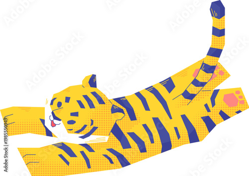 Jumping tiger