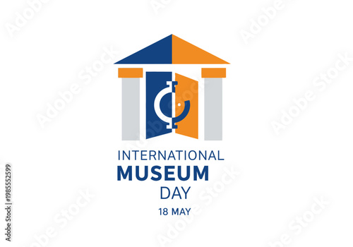 International Museum Day 18 May Celebration Logo Design.