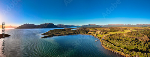 Slika na platnu Te Anau Aerial Landscape, New Zealand