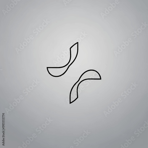 Abstract Symbol Representing Anger or Frustration.