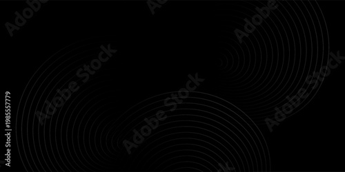 Ripple, sound and sonar waves. Gray abstract background for design.