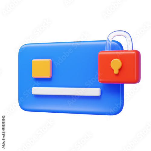 3d credit card security symbol