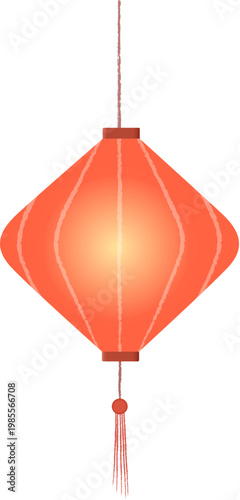 Traditional Chinese lantern cube type