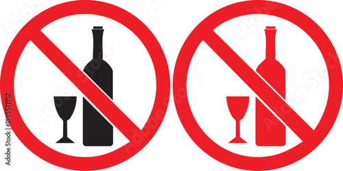 no drink sign