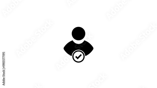 Verified User Icon with Checkmark