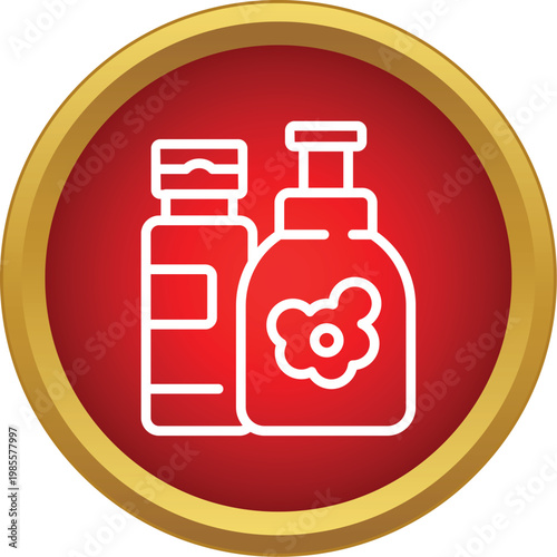 Personal care bottles representing hygiene and cleanliness