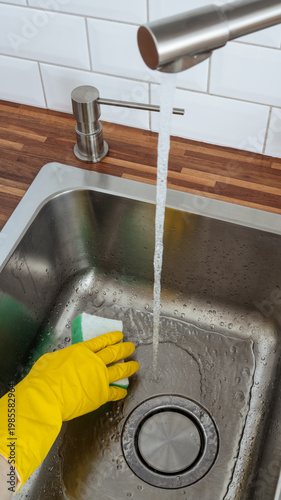 Sink in the kitchen