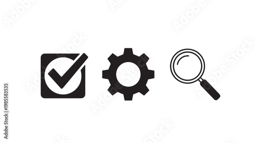 Business Quality Control and Inspection Symbols