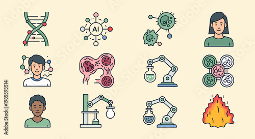 A minimalist illustration depicting two individuals with different skin tones. Perfect for representing diversity, inclusion, and connection in digita