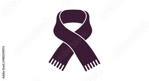 Purple Awareness Ribbon Illustration Symbol Support.