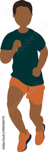 People Running Illustration