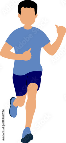 People Running Illustration