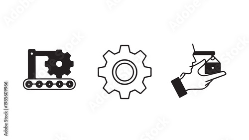 Industrial Automation and Control Systems Icons