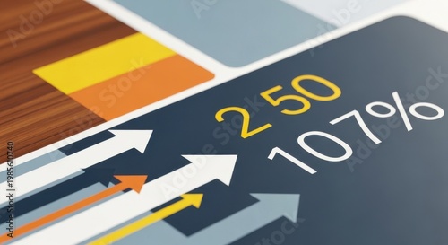 Business growth metrics financial analysis graphical representation corporate environment analytical perspective