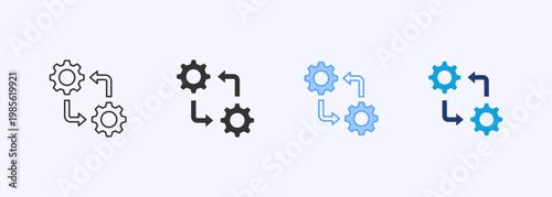 Adaptation Icon Set Multistyle Various Collection Element For Design