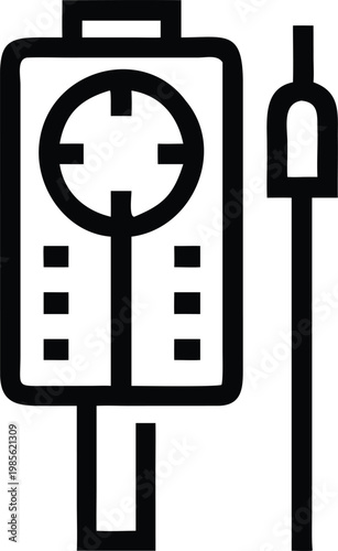 Medical Intravenous Fluid Drip Bag and Stand Equipment for Patient Care
