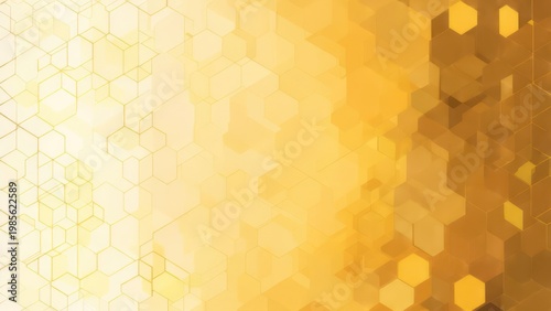 Wallpaper Mural Abstract Golden Yellow Hexagonal Pattern Background. Torontodigital.ca