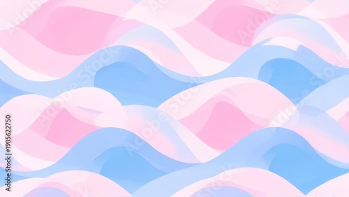 Wallpaper Mural Abstract Watercolor Wave Pattern in Pastel Colors for Background. Torontodigital.ca