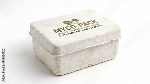 Sustainable Mycelium Mushroom Packaging Box Biodegradable Mockup