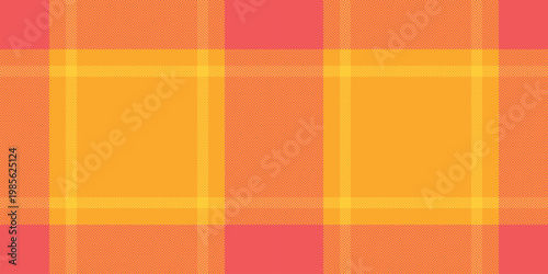 Bathroom pattern tartan seamless, filigree check texture plaid. Occupation background textile vector fabric in amber and red colors.