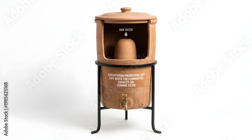 Ceramic Water Filter for Humanitarian Aid and Rural Safe Drinking Water