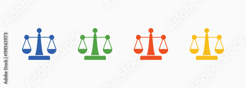 Administration Icon Set Color Multiple Style Collection Element For Design