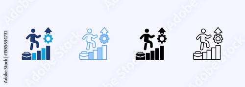 Career Icon Set Multistyle Various Collection Element For Design