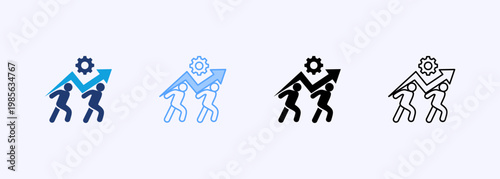 Support Icon Set Multistyle Various Collection Element For Design