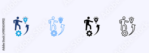 New Skill Icon Set Multistyle Various Collection Element For Design